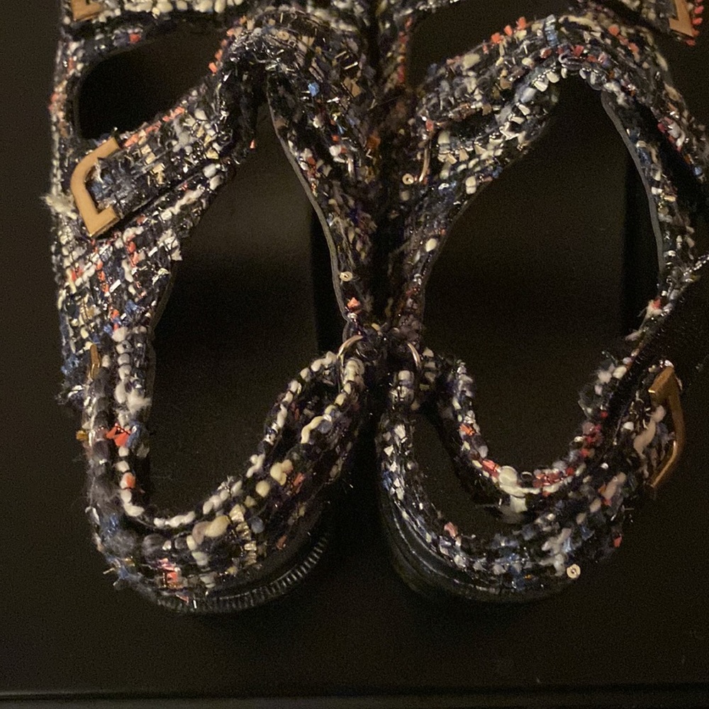 Woman’s Platform Multi Color Sandals - Picture 3 of 6